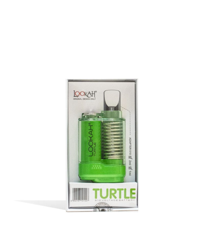 lookah turtle 2g cartridge vaporizer green packaging