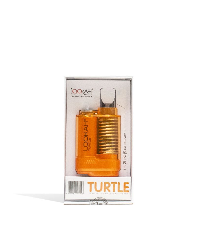 lookah turtle 2g cartridge vaporizer orange packaging