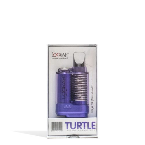 lookah turtle 2g cartridge vaporizer purple packaging