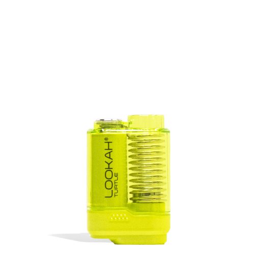 Neon Green Lookah Turtle 2g Cartridge Vaporizer Front View on White Background