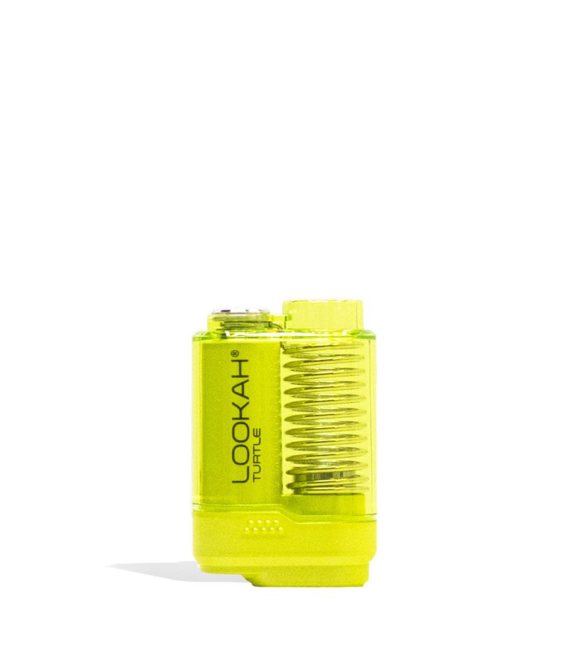 Neon Green Lookah Turtle 2g Cartridge Vaporizer Front View on White Background