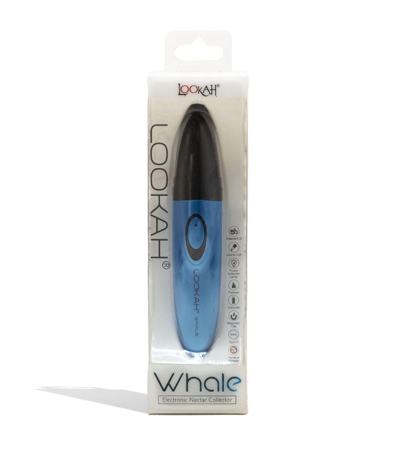 lookah whale electronic nectar collector blue packaging