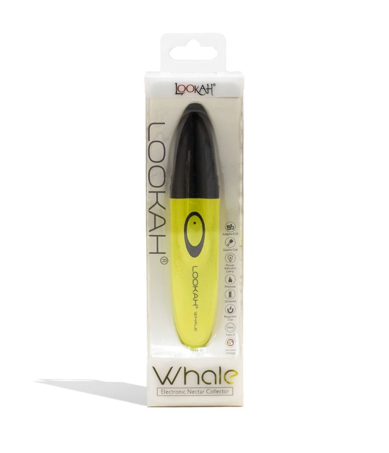 lookah whale electronic nectar collector neon green packaging