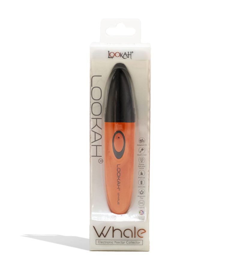 lookah whale electronic nectar collector orange packaging