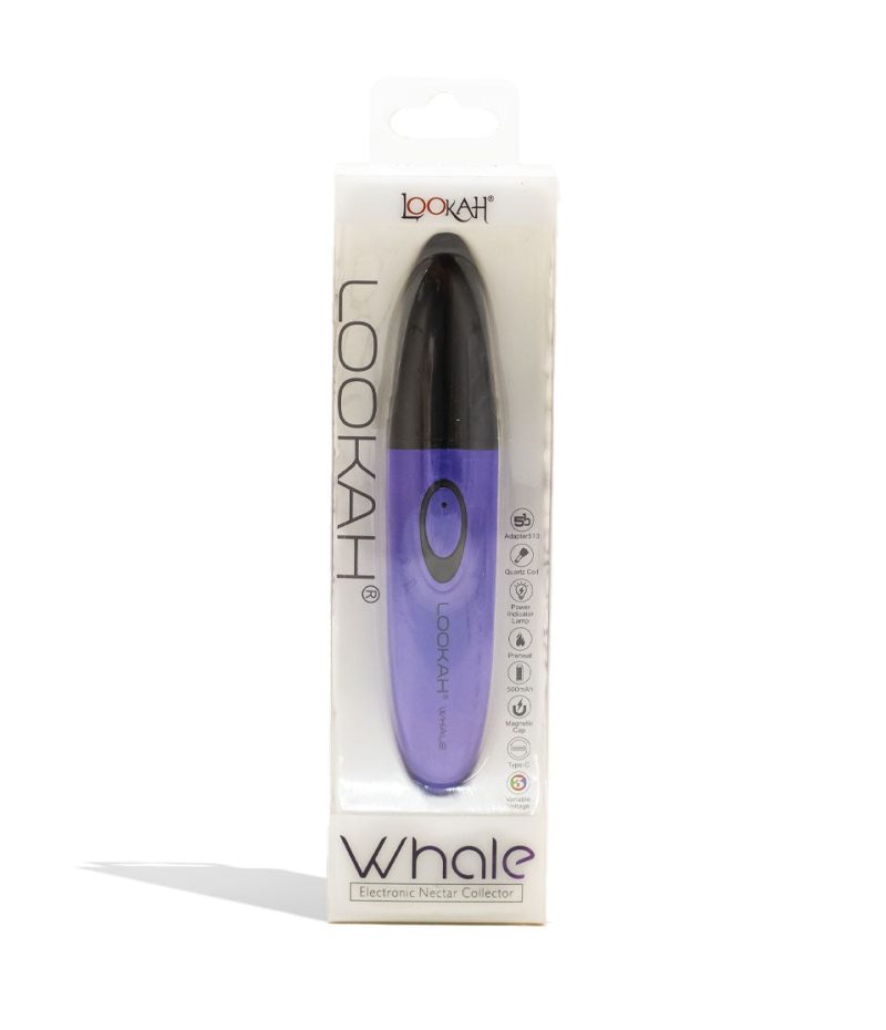 lookah whale electronic nectar collector purple packaging