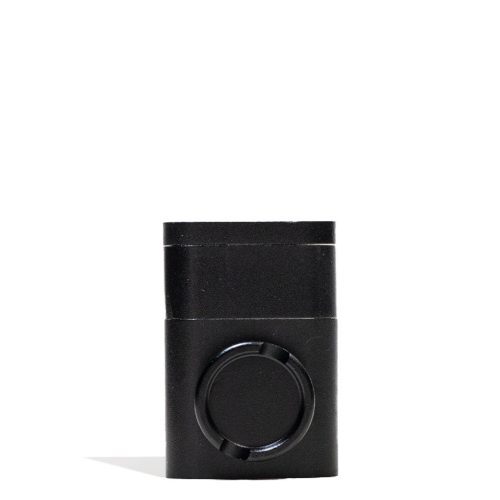 metal herb grinder with built in pipe black