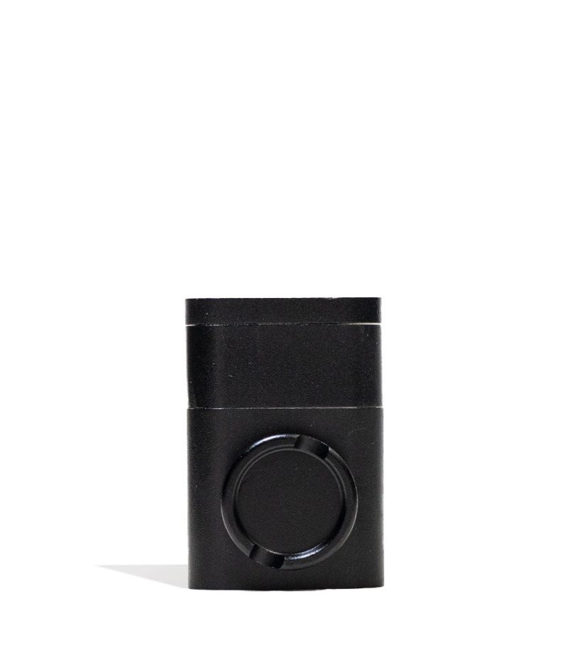 metal herb grinder with built in pipe black