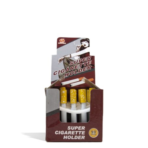 Metal Tobacco Pipe Cigarette 50pk Front View on White Background