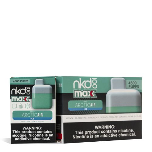 Arctic Air Ice Naked 100 Max Disposable 10pk on white background