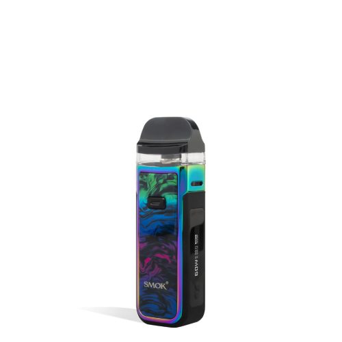 Fluid 7 color side view SMOK NORD X 60w Pod System on white background