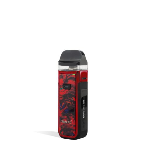 Fluid Red side view SMOK NORD X 60w Pod System on white background