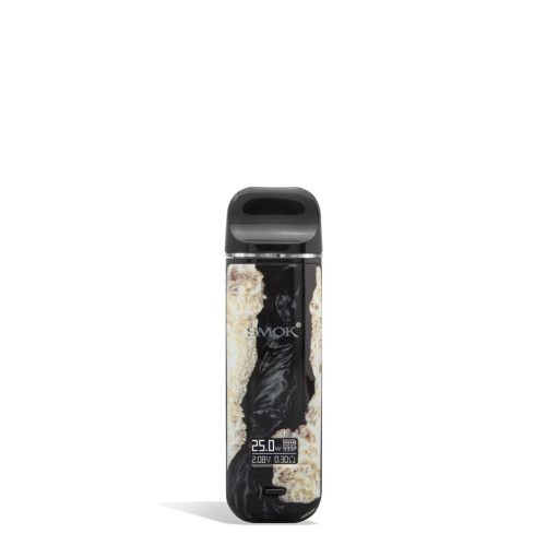 Black Stabilizing Wood front SMOK NOVO X 25w Pod System on white background