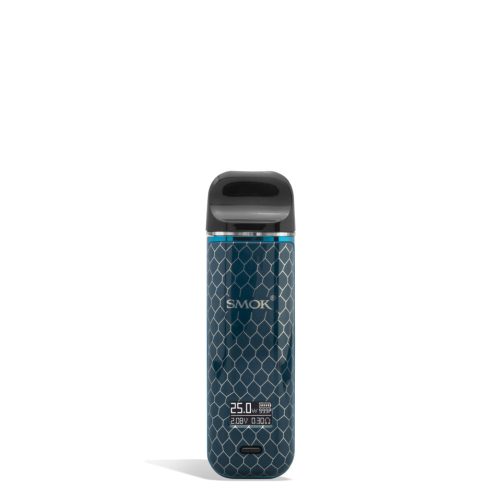 Blue Cobra front SMOK NOVO X 25w Pod System on white background