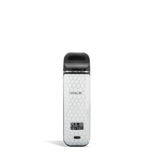 White Cobra front SMOK NOVO X 25w Pod System on white background