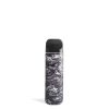 Black White front view SMOK NOVO 2 Ultra Portable Pod System Vaporizer on white studio background