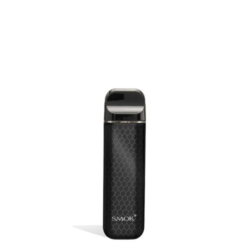 Black Cobra front view SMOK NOVO 2 Ultra Portable Pod System Vaporizer on white studio background