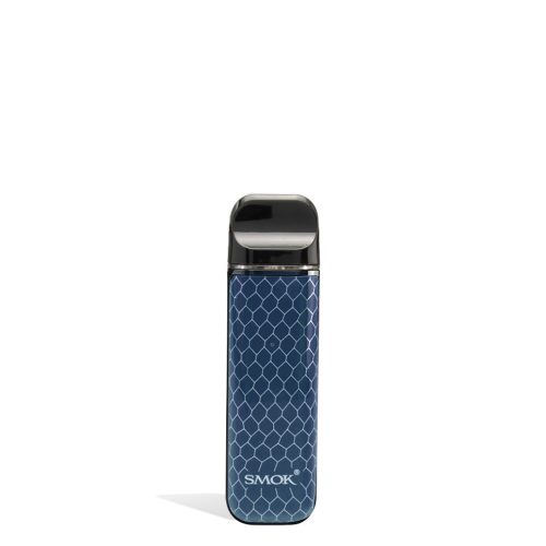 Blue Cobra front view SMOK NOVO 2 Ultra Portable Pod System Vaporizer on white studio background