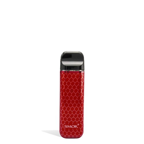 Red Cobra front view SMOK NOVO 2 Ultra Portable Pod System Vaporizer on white studio background