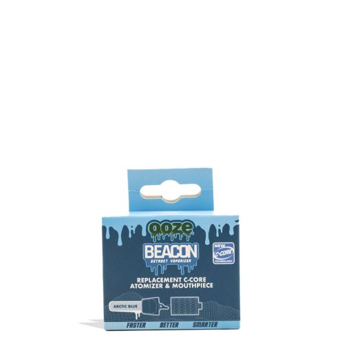 ooze beacon replacement atomizer and mouthpiece arctic blue packaging