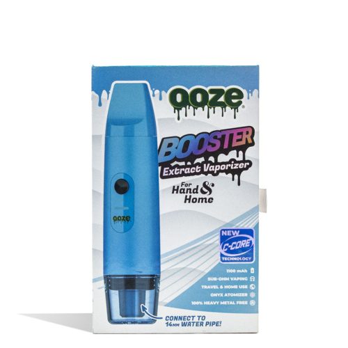 ooze booster extract vaporizer blue packaging