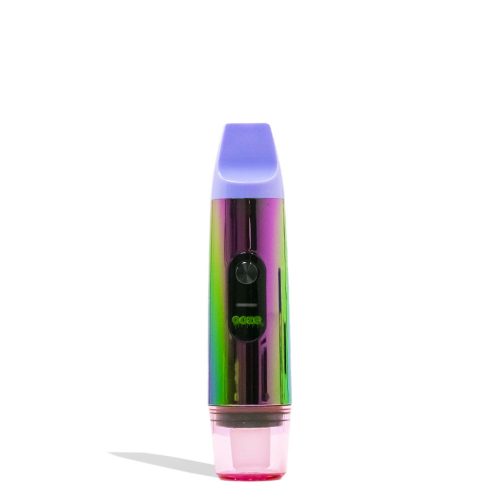 Rainbow Ooze Booster Extract Vaporizer Front View on White Background