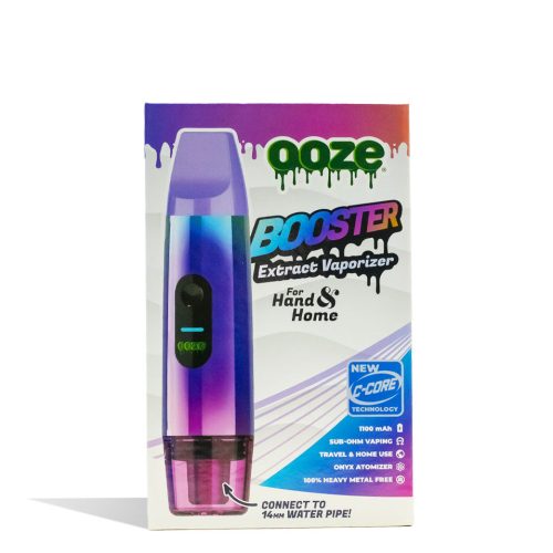 ooze booster extract vaporizer rainbow packaging