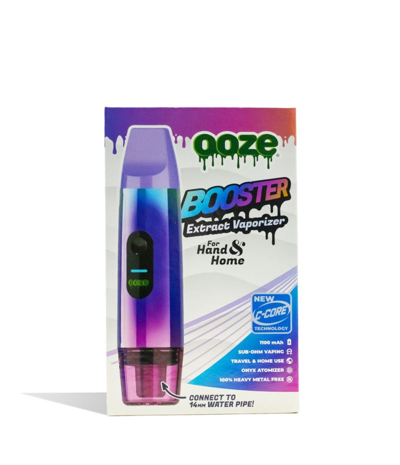 ooze booster extract vaporizer rainbow packaging