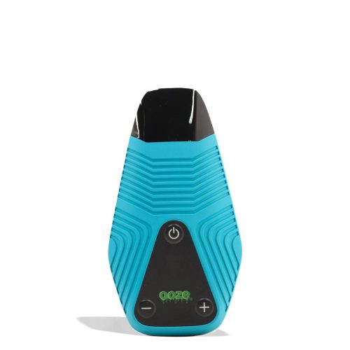 Sapphire Blue Ooze Brink Dry Herb Vaporizer Front View on White Background