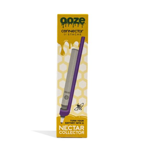 ooze connectar 510 dab straw attachment purple packaging