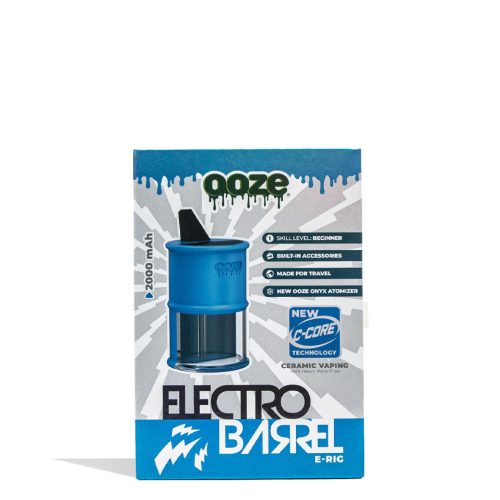 ooze electro barrel e rig blue packaging