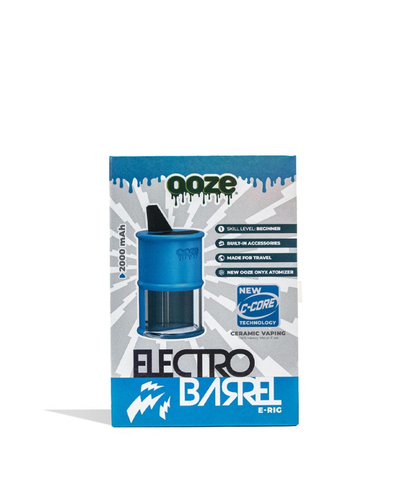 ooze electro barrel e rig blue packaging