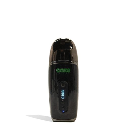 Panther Black Ooze Flare Dry Herb Vaporizer Front View on White Background