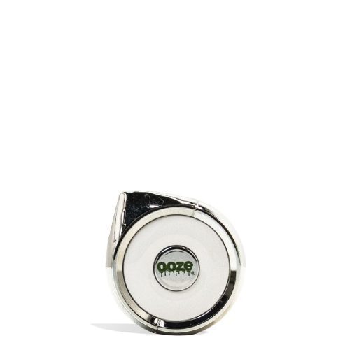 Cosmic Chrome Ooze Moves Cartridge Vaporizer and Wireless Speaker Front View on White Background