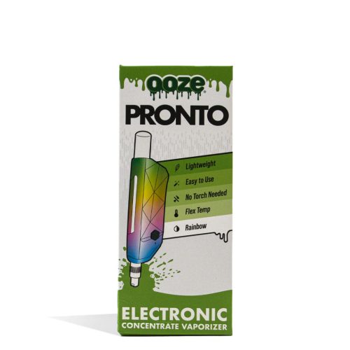 ooze pronto concentrate vaporizer rainbow packaging