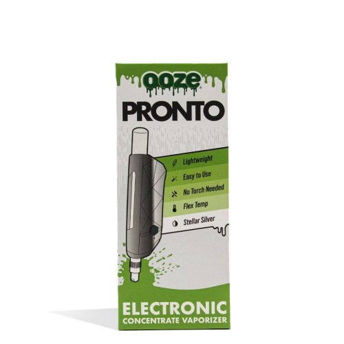 ooze pronto concentrate vaporizer stellar silver packaging