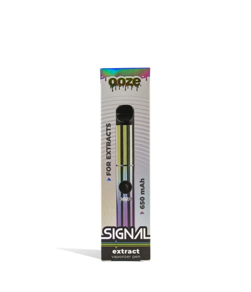 ooze signal concentrate vaporizer rainbow packaging