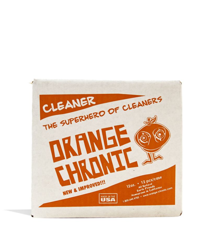 orange chronic 12oz glass cleaner 12pk packaging