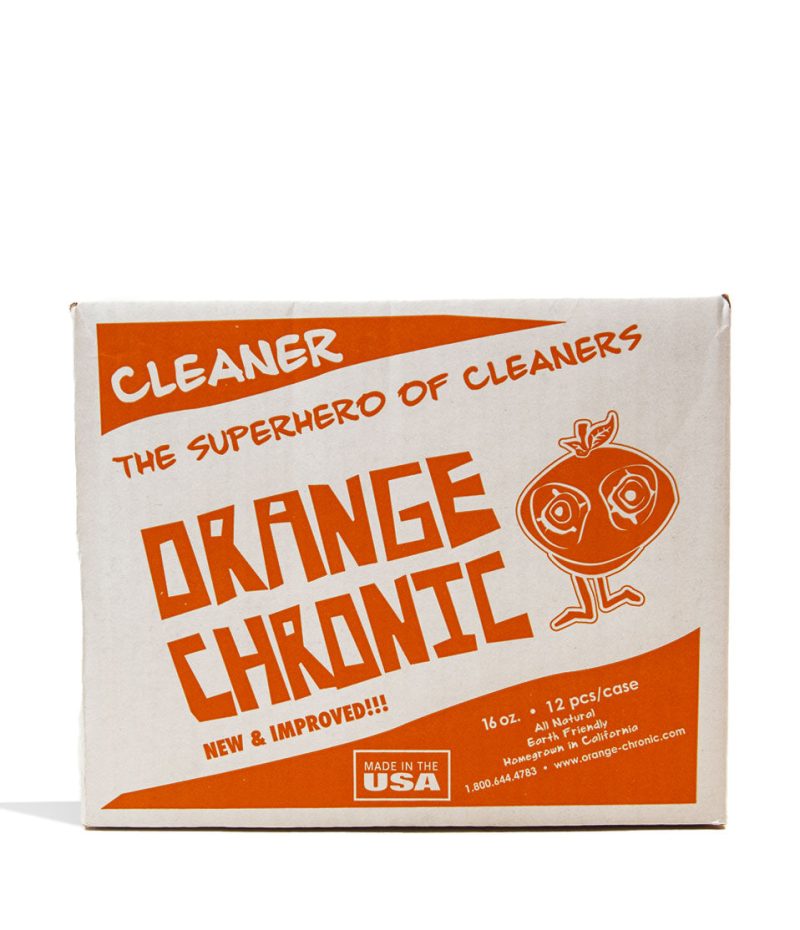 orange chronic 16oz glass cleaner 12pk packaging