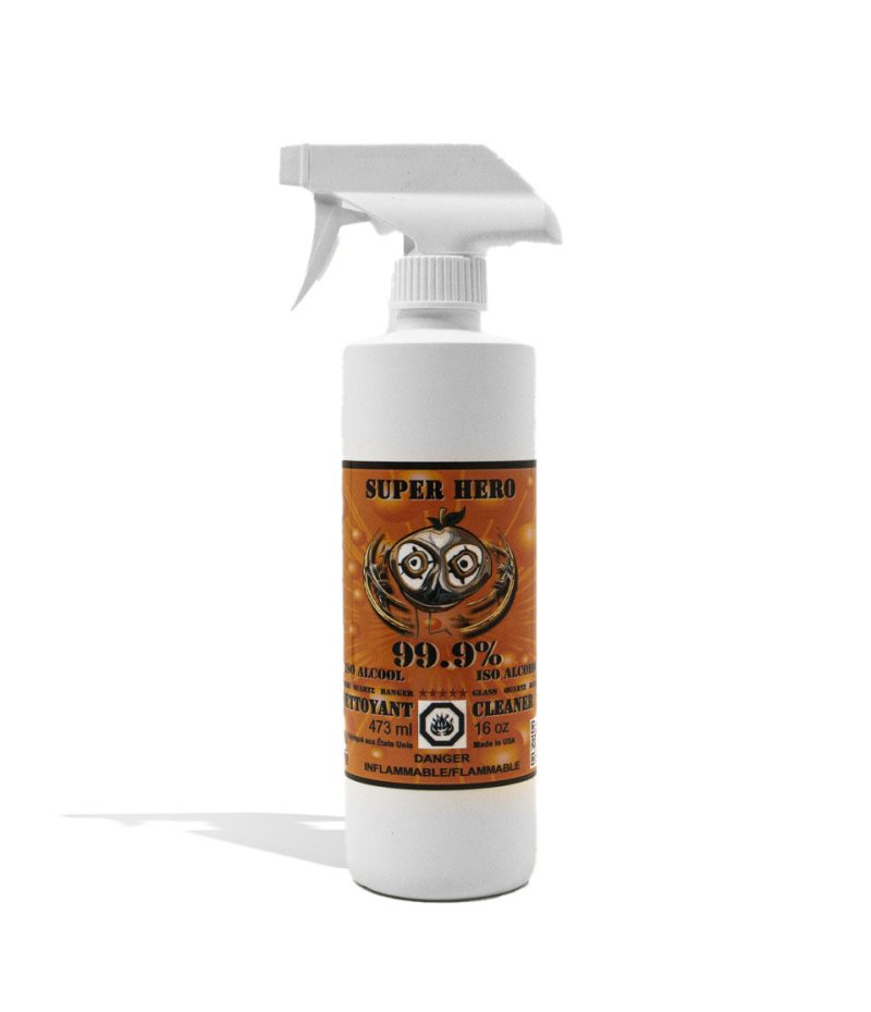 orange chronic super hero 16oz alcohol cleaner spray 12pk