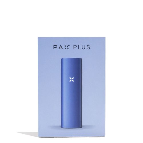 pax plus dry herb vaporizer starter kit periwinkle packaging