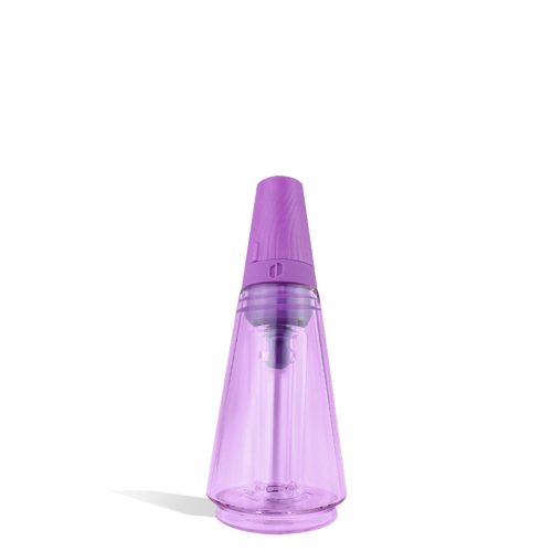 Ultraviolet Puffco Peak Travel Glass on white studio background