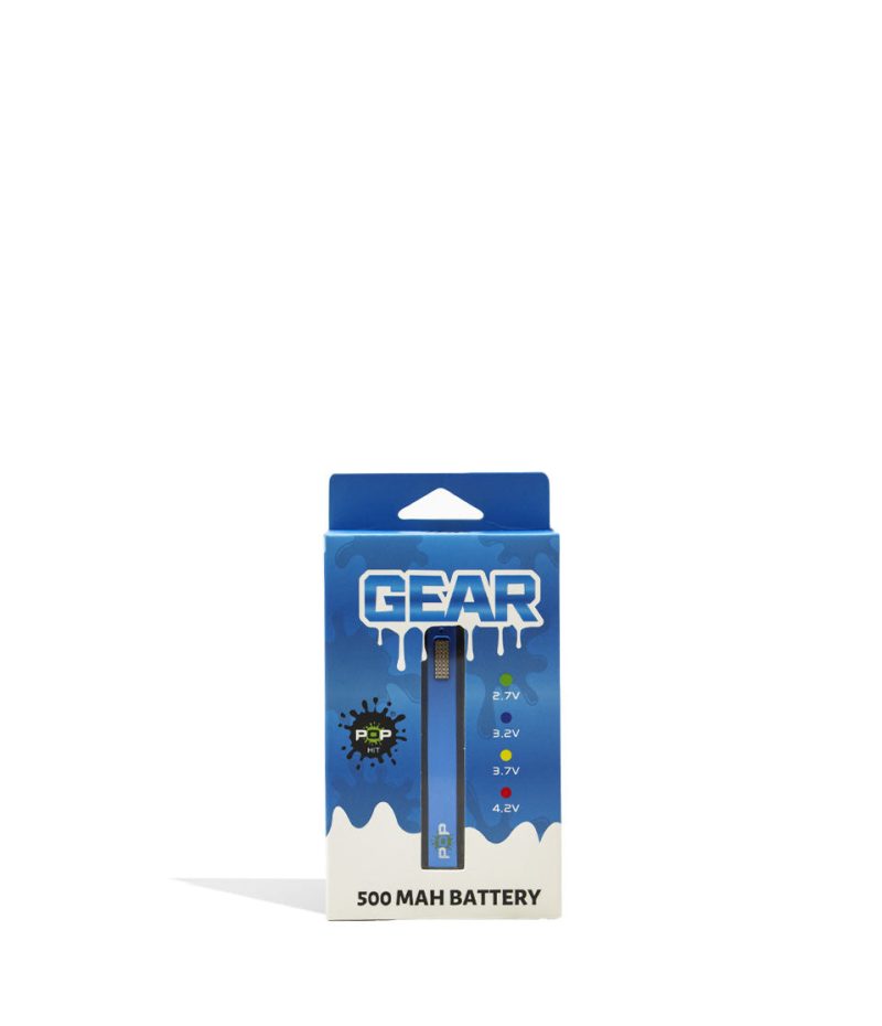 pop gear 500mah cartridge vaporizer blue packaging