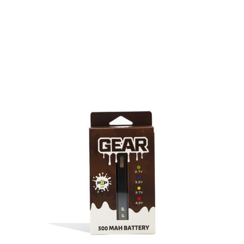 pop gear 500mah cartridge vaporizer brown packaging