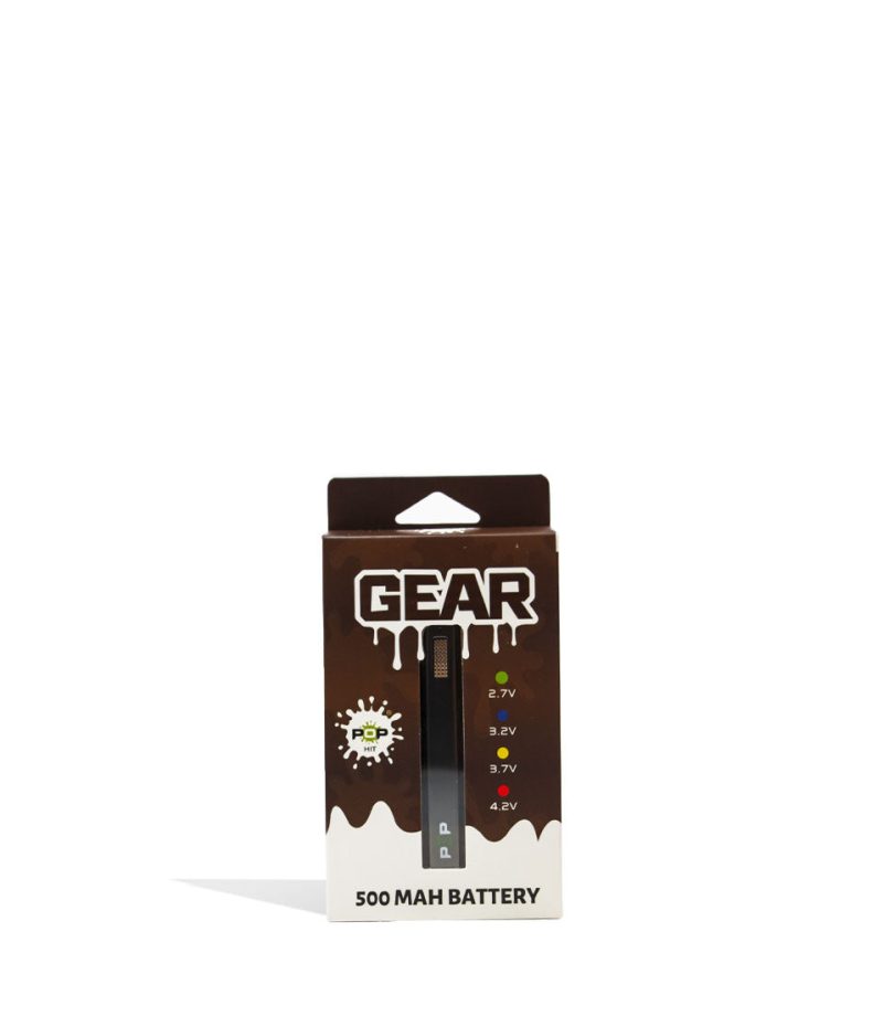 pop gear 500mah cartridge vaporizer brown packaging