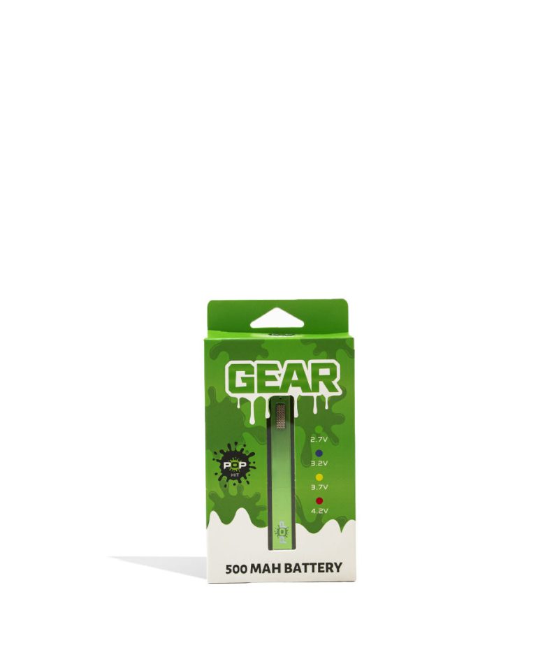 pop gear 500mah cartridge vaporizer green packaging