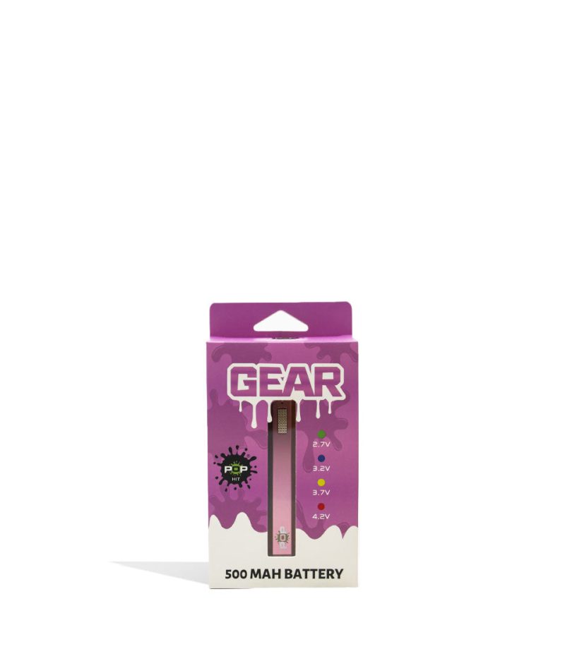 pop gear 500mah cartridge vaporizer pink packaging