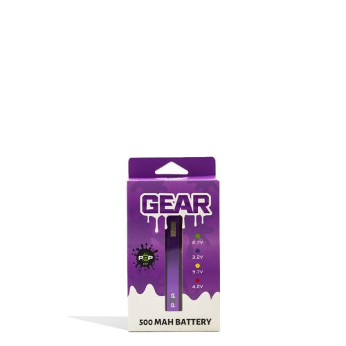 pop gear 500mah cartridge vaporizer purple packaging