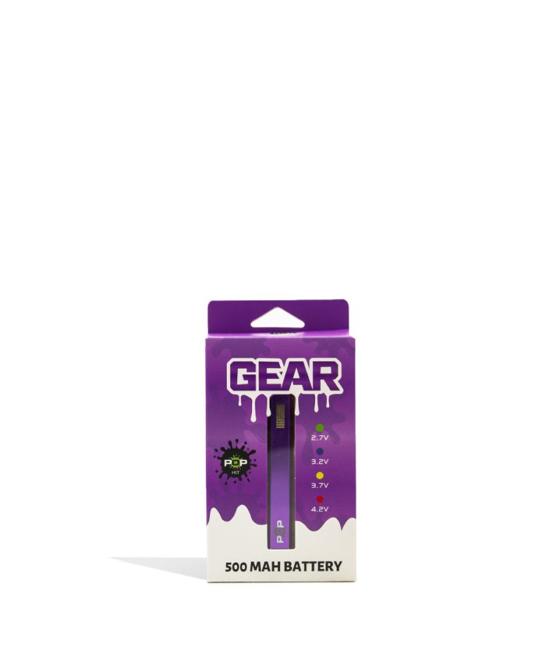 pop gear 500mah cartridge vaporizer purple packaging