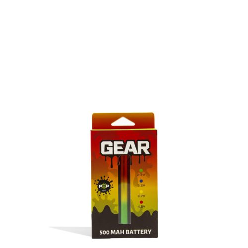 pop gear 500mah cartridge vaporizer rasta packaging