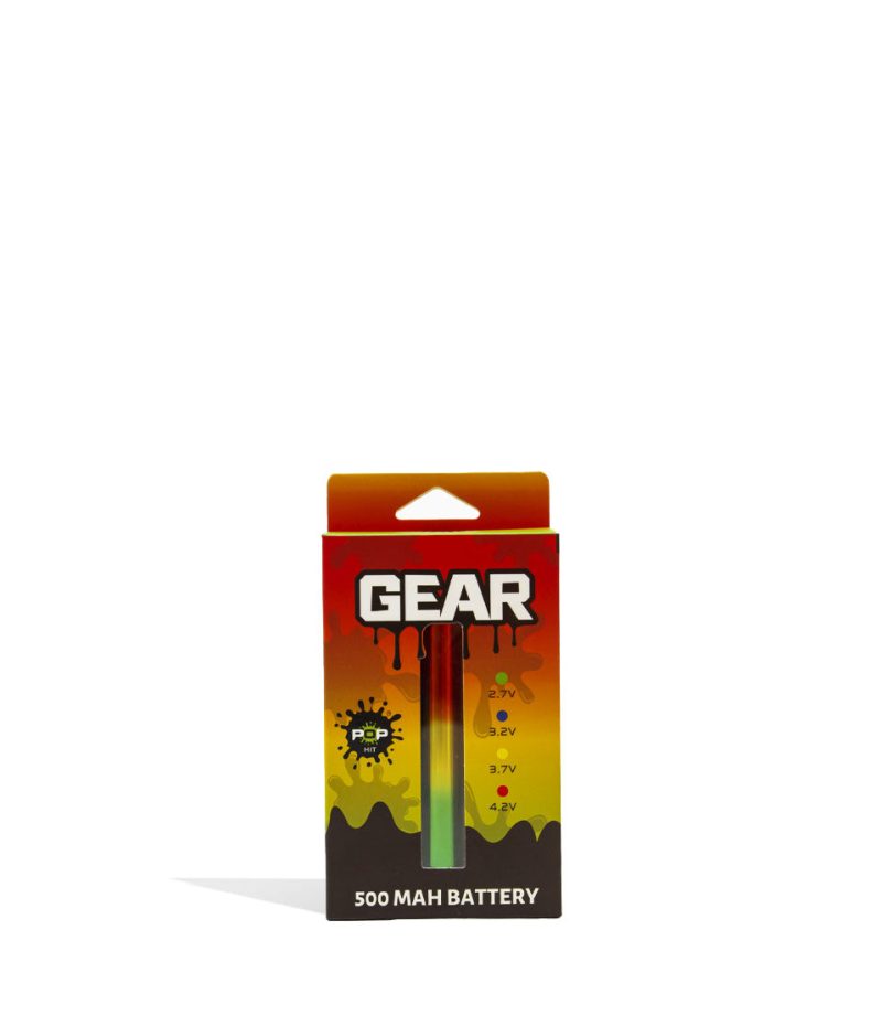 pop gear 500mah cartridge vaporizer rasta packaging